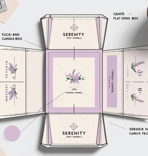 How to Use a Dieline for Designing Custom Candle Packaging